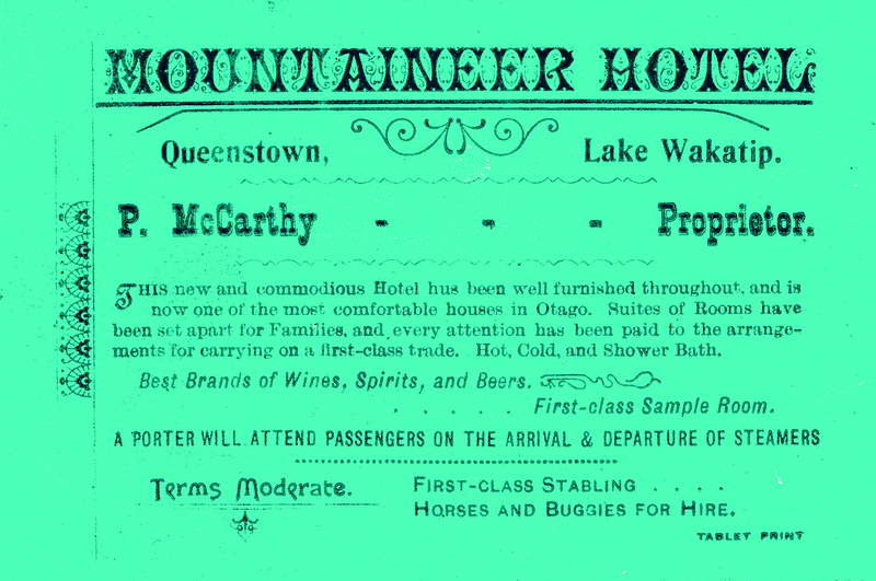 Mountaineer Hotel - Advertising