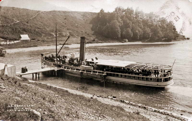 S.S Earnslaw at Elfin Bay