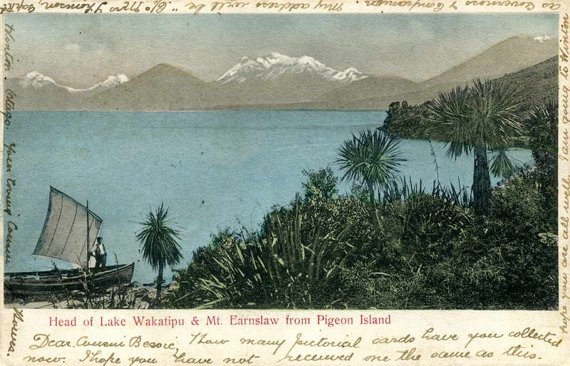 Mount Earnslaw from Pigeon Island