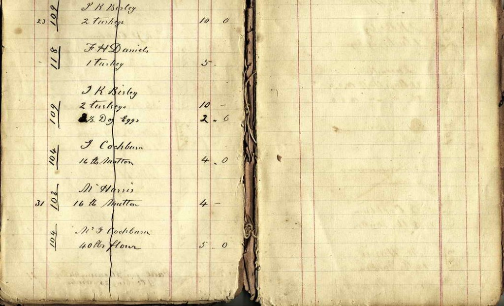 Glenorchy Store Day Book - Pages 34b & 35b