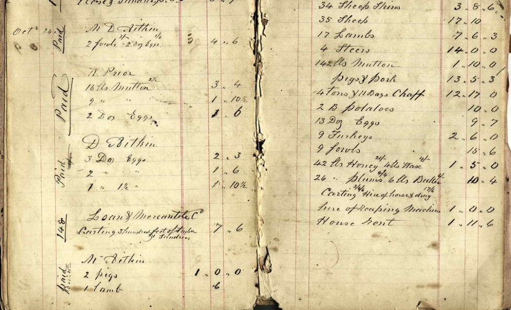 Glenorchy Store Day Book - Pages 68b & 69b