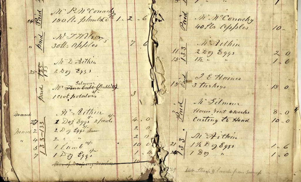 Glenorchy Store Day Book - Pages 78b & 79b