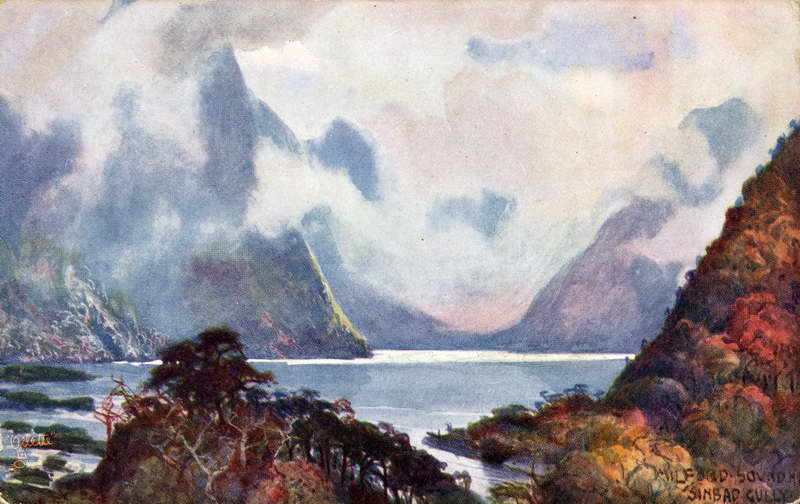 Sinbad Gully, Milford Sound - A.H Fullwood