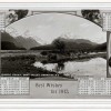 Cosmos Peaks, Dart Valley, 1913 Calendar Card