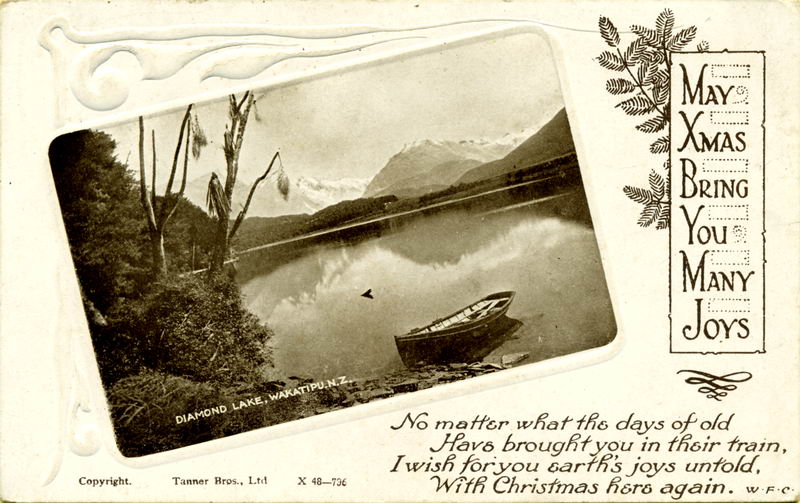 Diamond Lake, Xmas Greeting Card