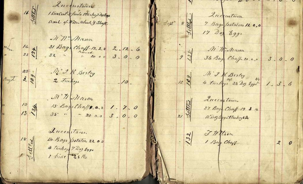 Glenorchy Store Day Book - Pages 30b & 31b