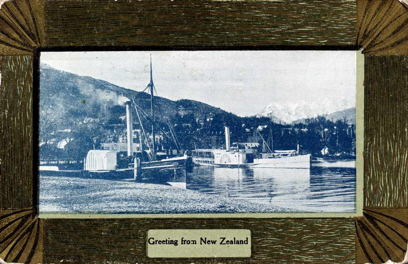Queenstown Wharf, Greeting Card
