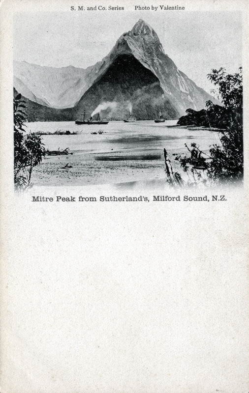 Mitre Peak from Sutherland's