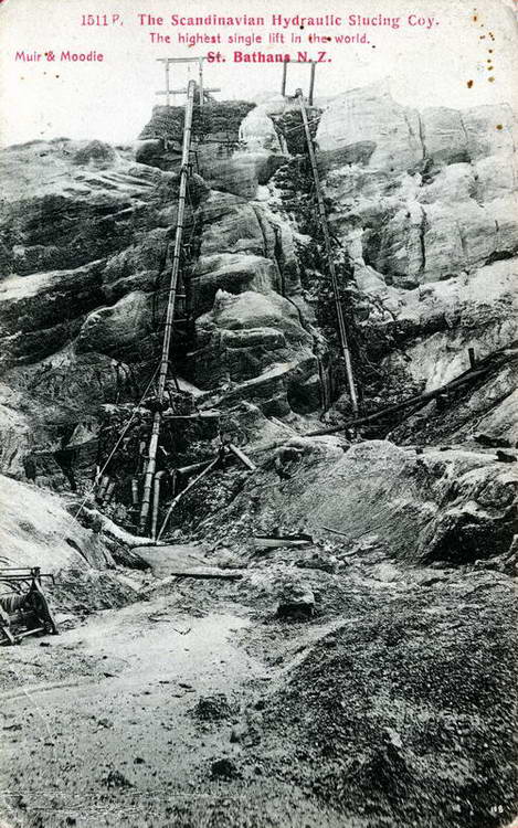 Scandinavian Hydraulic Sluicing Co, St Bathans
